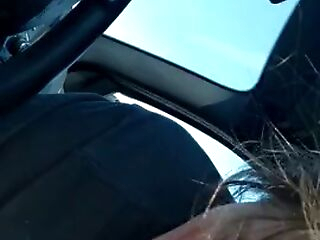 taylor moore gasps on my cock in my truck